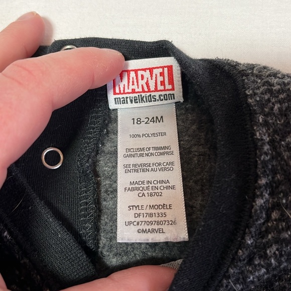 18-24M Spider-Man sweatshirt - Picture 4 of 4